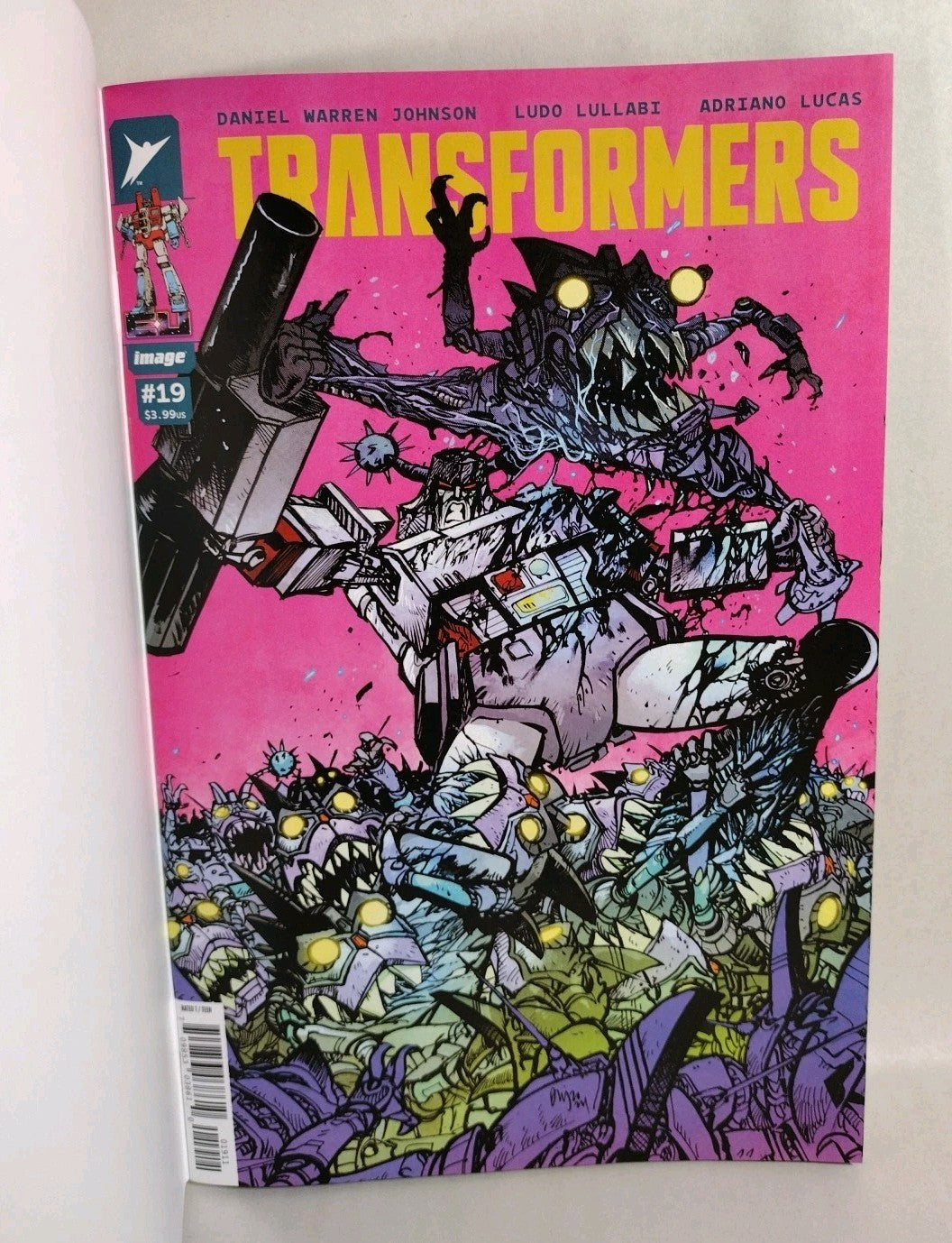 Transformers #19 (2025) Image Comic Sketch Variant Cover W Original Megatron Art
