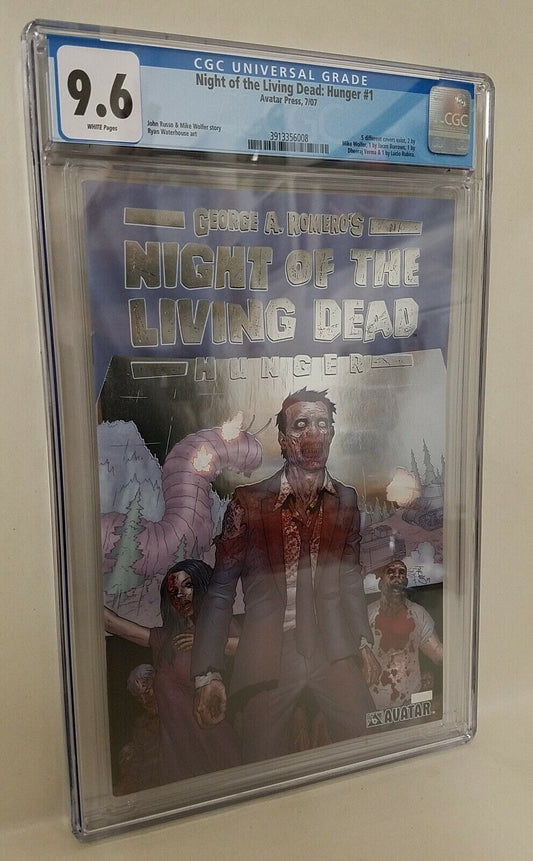 Night Of The Living Dead: Hunger (2007) Jacen Burrows Foil Comic Variant 9.6 CGC