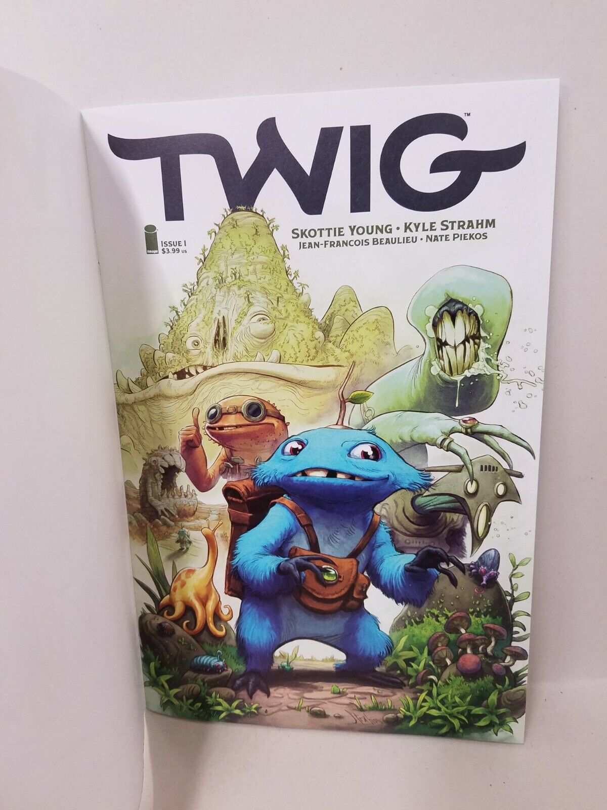 Twig #1 (2022) Blank Cover Variant W Original DCastr Watercolor Art ARG 303