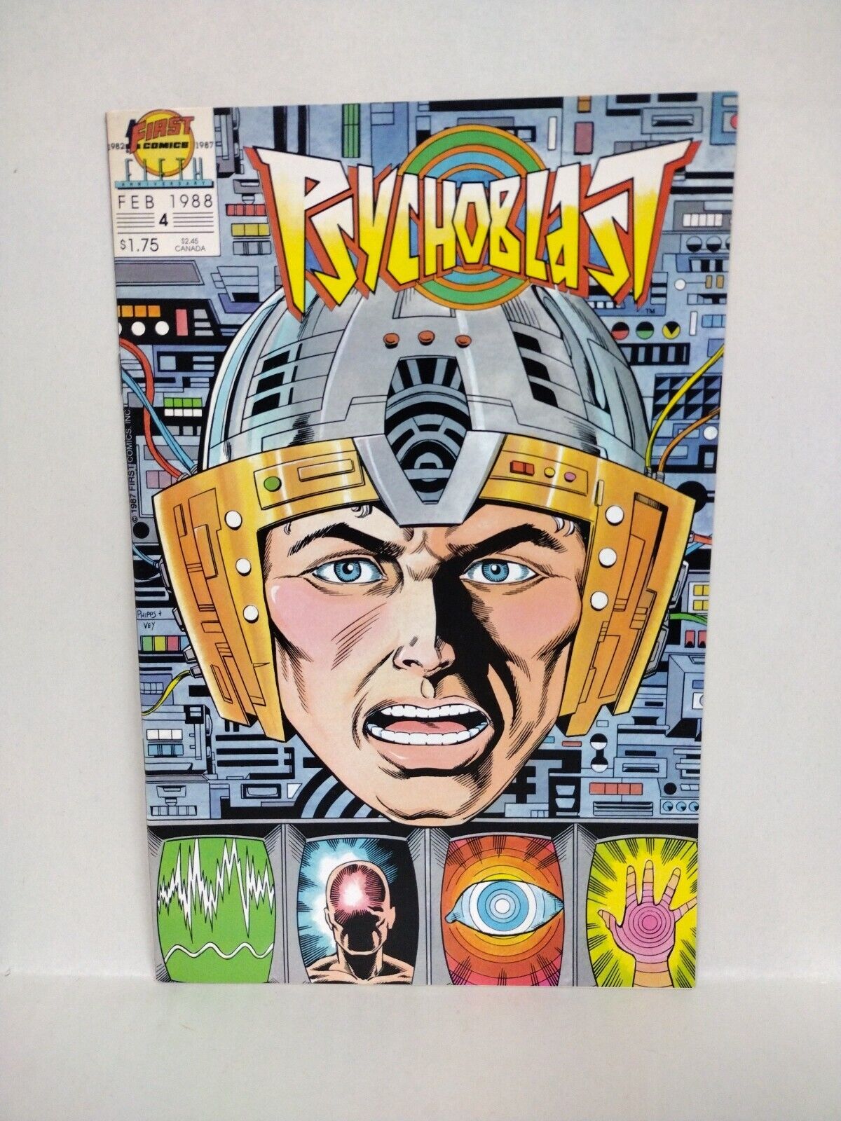 Psychoblast (1987) First Comic Set Lot #1 2 3 4 5 Steven Grant Rob Phipps