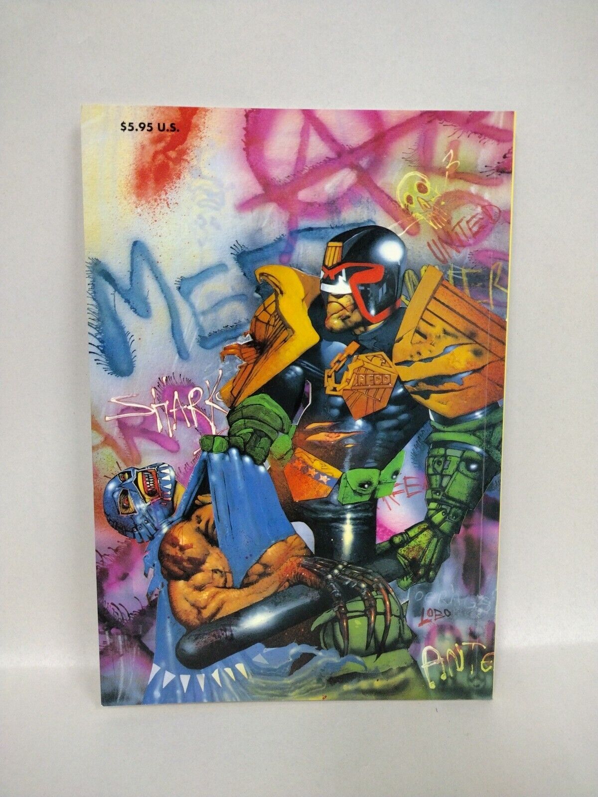 Judge Dredd Graphics Judge Dredd By Simon Bisley (1993) Fleetway Square Bound Comic Collect ...