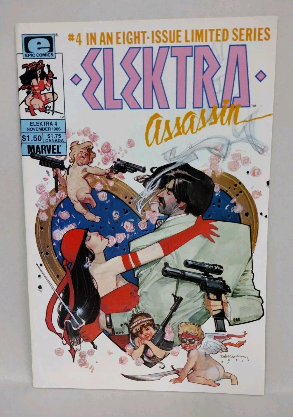 Elektra Assassin #4 (1986) Marvel Comic Bill Sienkiewicz NM