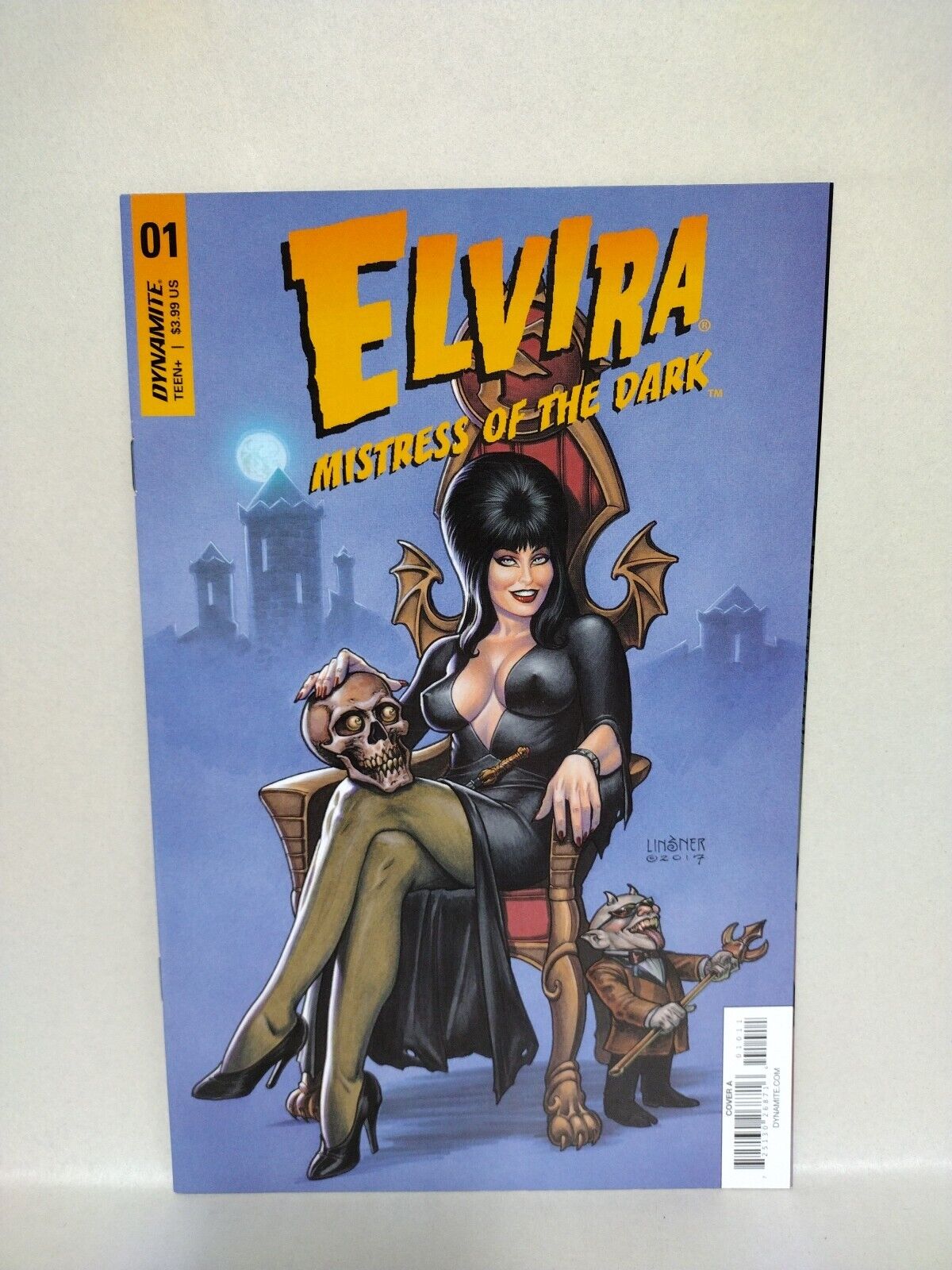 Elvira Mistress Of The Dark (2018) Dynamite Comic Lot Set #1 2 4 Linsner Covers