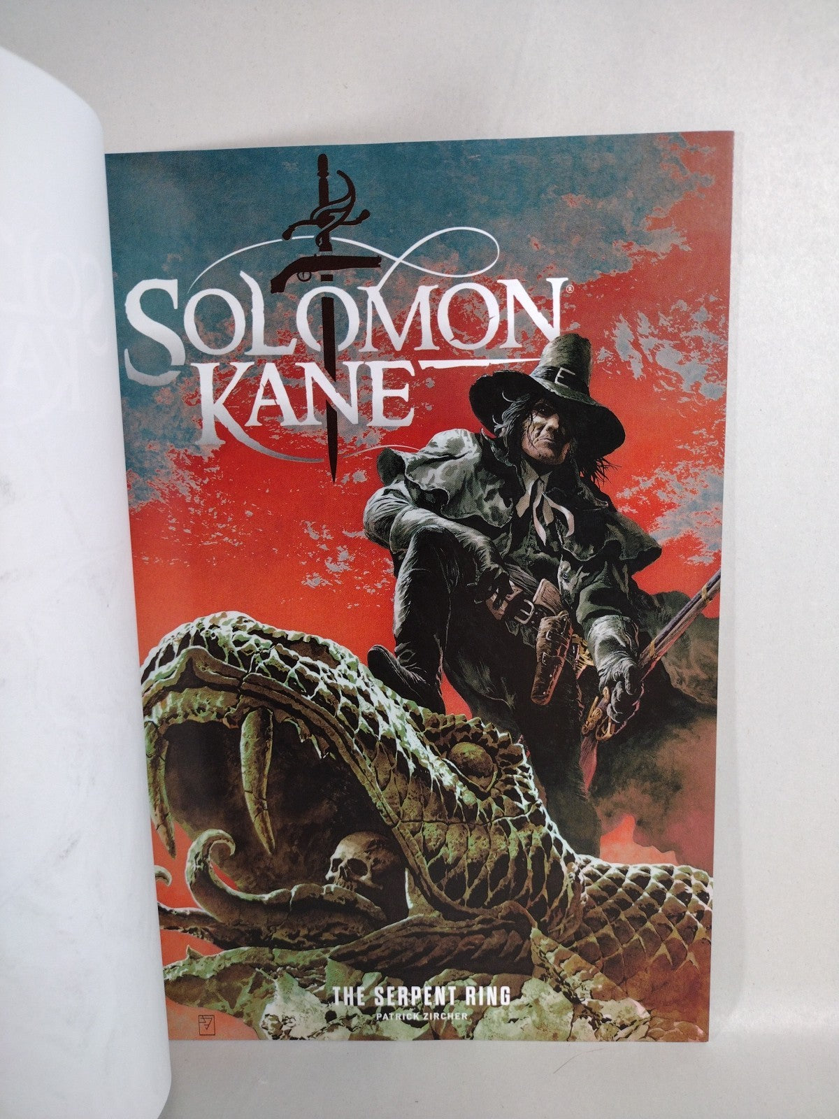 Solomon Kane #1 (2025) Titan Sketch Cover Var Comic w Original Dave Castr Art