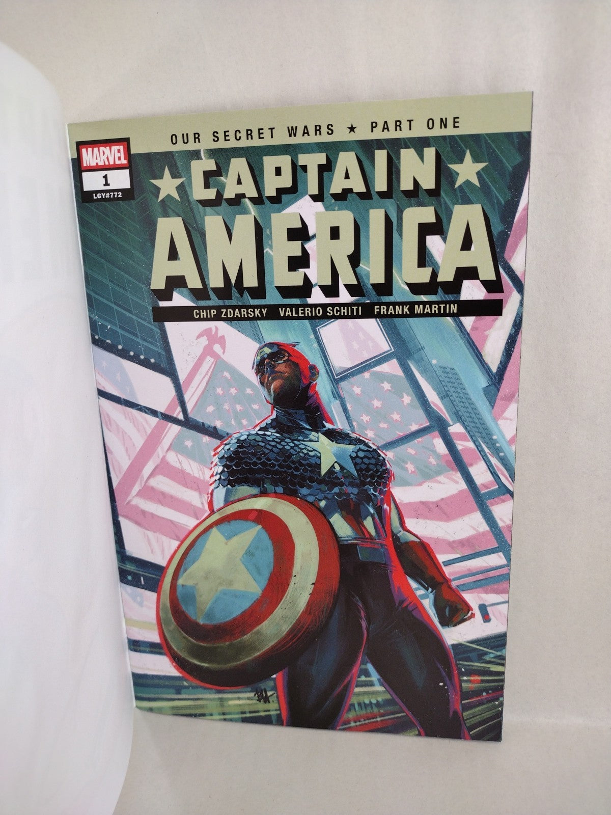 Captain America #1 (2025) Marvel Sketch Cover Comic W Original Dave Castr Art