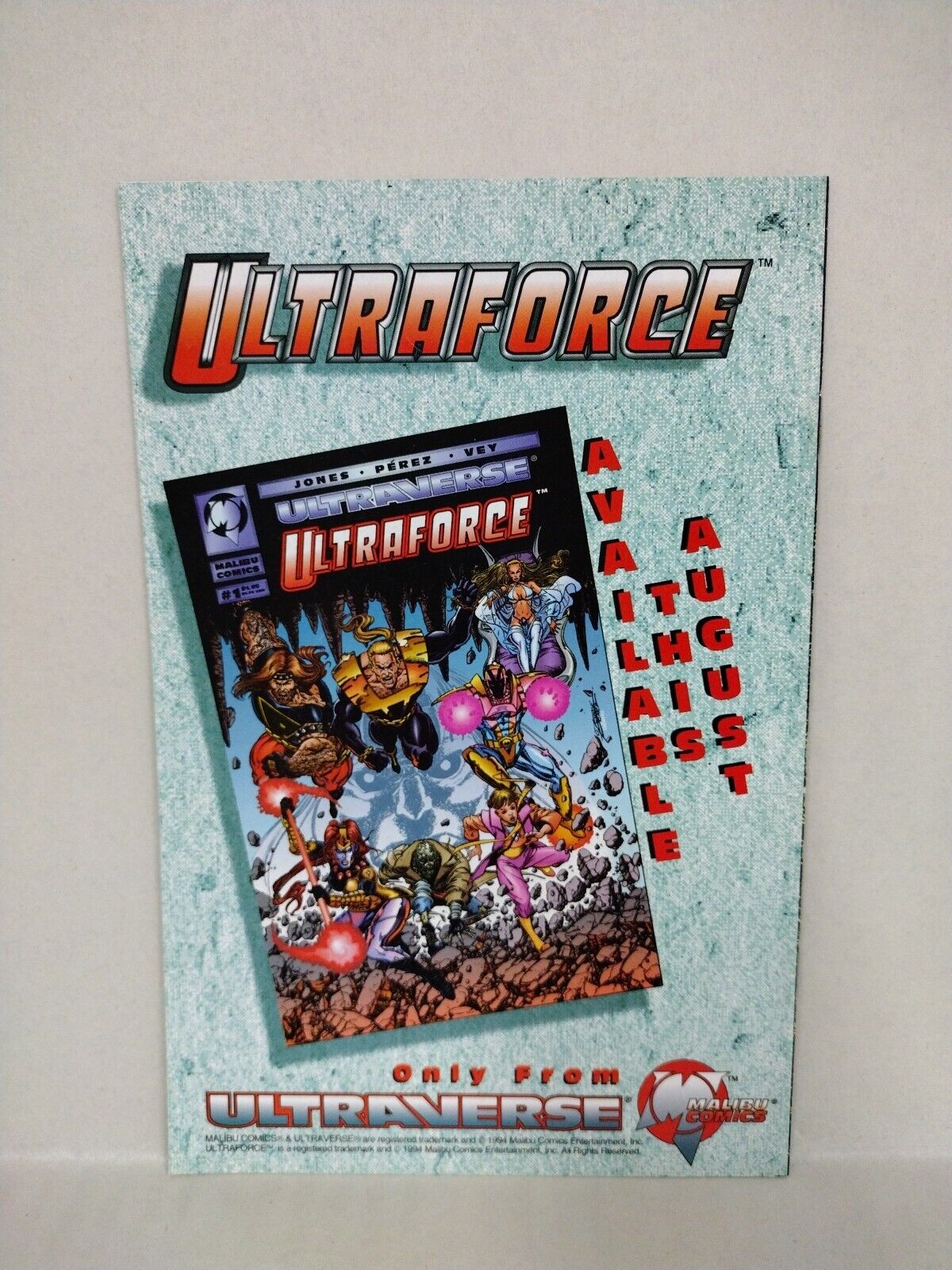 Ultraforce (1994) Malibu Comic Ashcan Lot Set 0a 0b Hostile Takeover Limited Ed