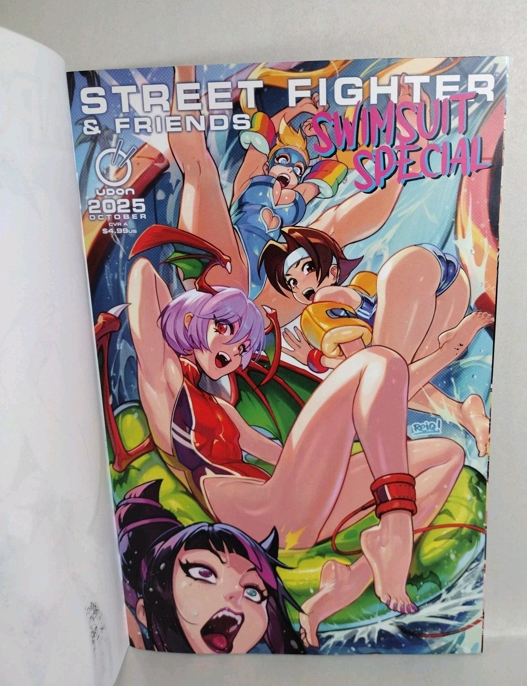Capcom Street Fighter & Friends Swimsuit Special #1 Sketch Cover W Original Art