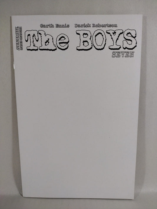 The Boys #7 (2023) Dynamite Comic Blank Sketch Variant Cover New NM