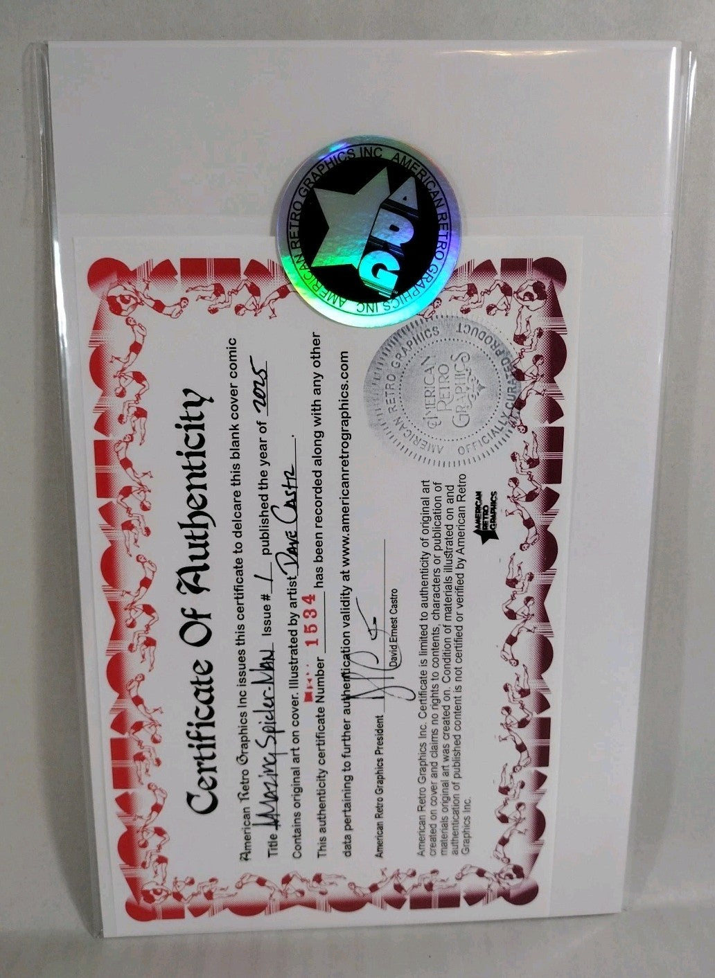 Amazing Spider-Man #1 (2025) Sketch Variant Cover Comic W Original Dcastr Art