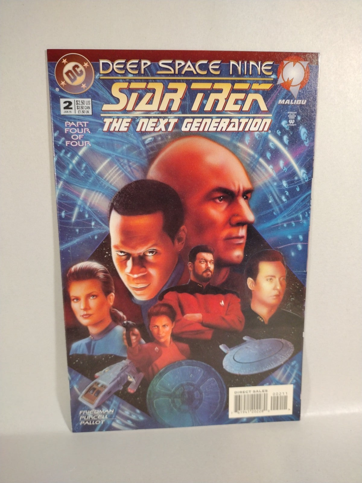Deep Space Nine Star Trek Next Generation (1994) Complete DC Malibu Comic #1-4