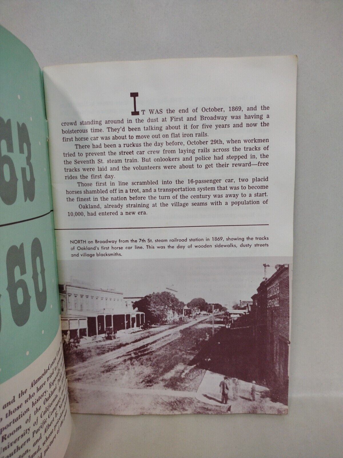 Transit Times (1960) Oakland California Public Transportation History Booklet