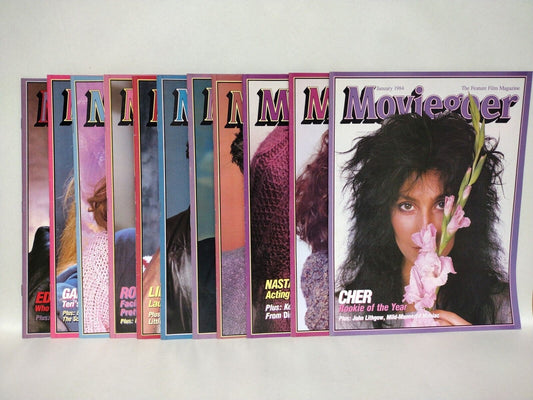 Moviegoer Feature Film Magazine Vol 3 1984 Lot Of 11 Cher Bill Murray Dune