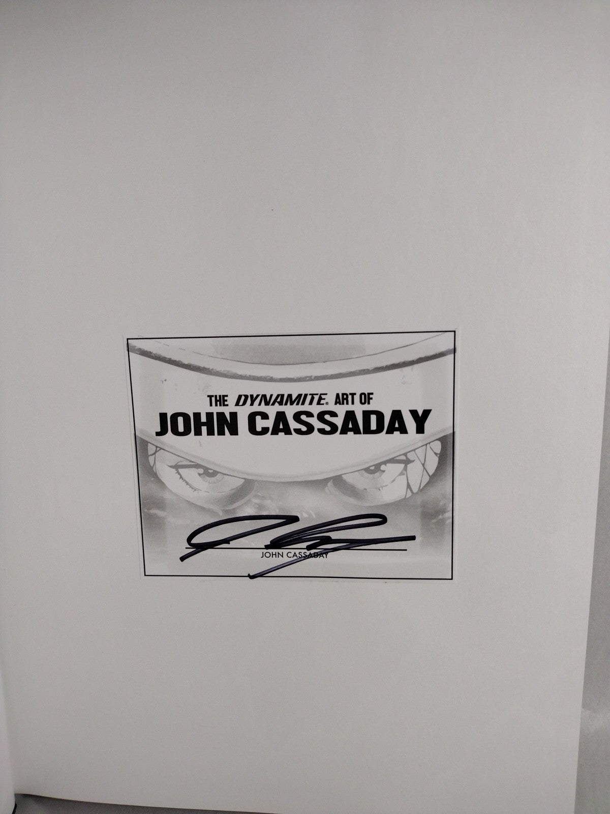 Dynamite Art Of John Cassaday (2020) HC Signed Edition Zorro Lone Ranger