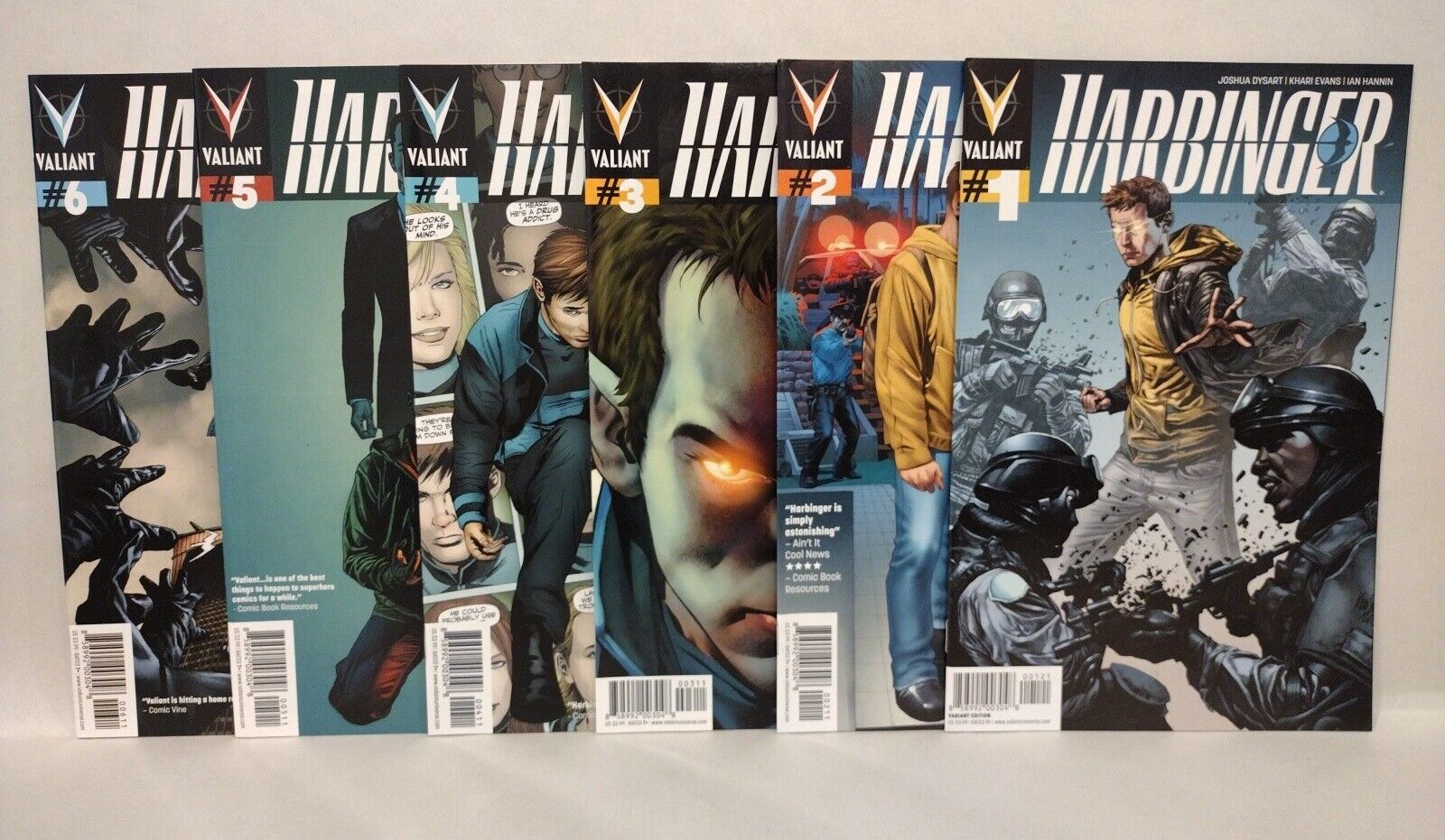 Harbinger (2012) Valiant Comic Lot Set #1 2 3 4 5 6 Joshua Dysart Khari Evans NM