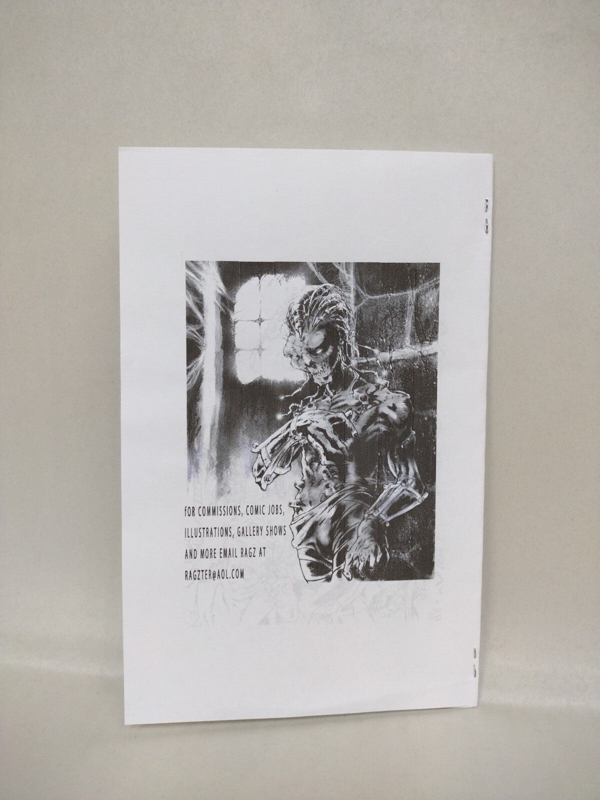 Rags Dandelion Comix 2010 Handmade Horror Comic Ashcan Set Plazmo Schlock N Roll