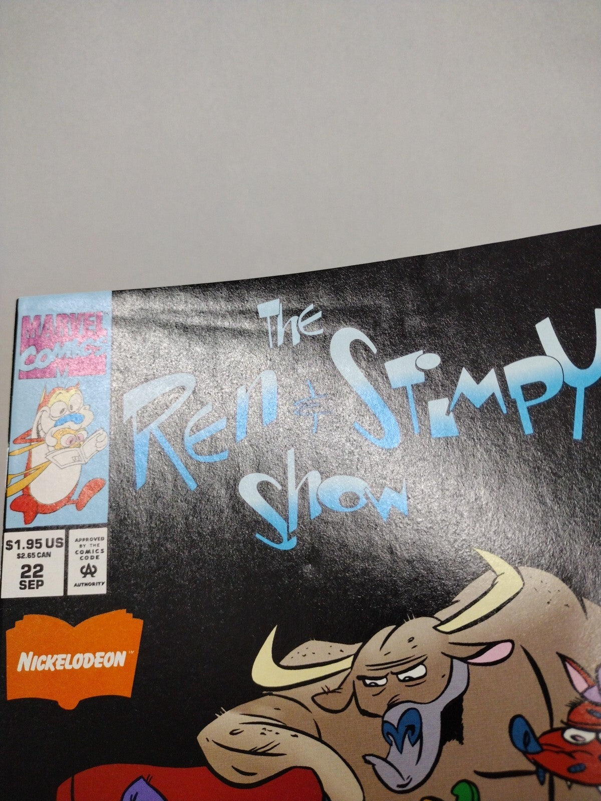 Ren And Stumpy Show Marvel Comic Lot Set #21 22 26 37 Special Four Swerks VF