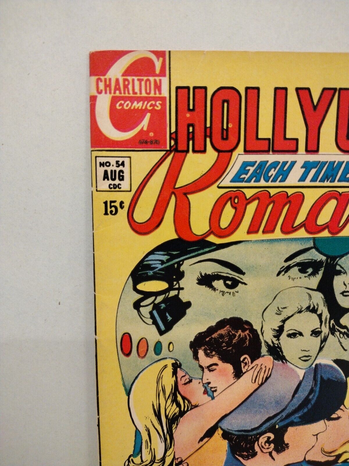 Hollywood Romances #54 (1970) Charlton Comic F-VF