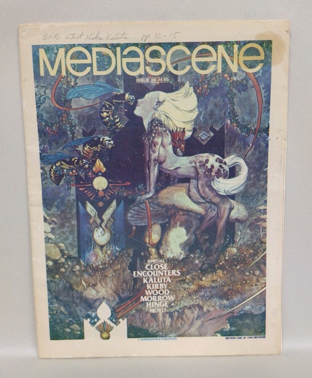 Mediascene #28 (1977) Complete Comic Magazine Kaluta Jack Kirby Wally Wood