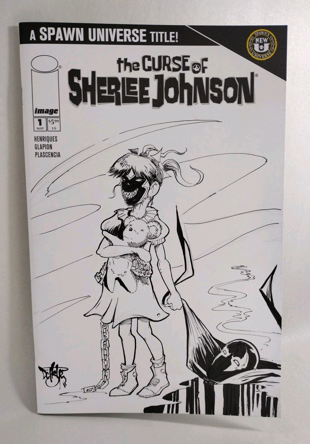Curse Of Sherlee Johnson #1 Image 2025 Comic Sketch Variant Cover W Original Art