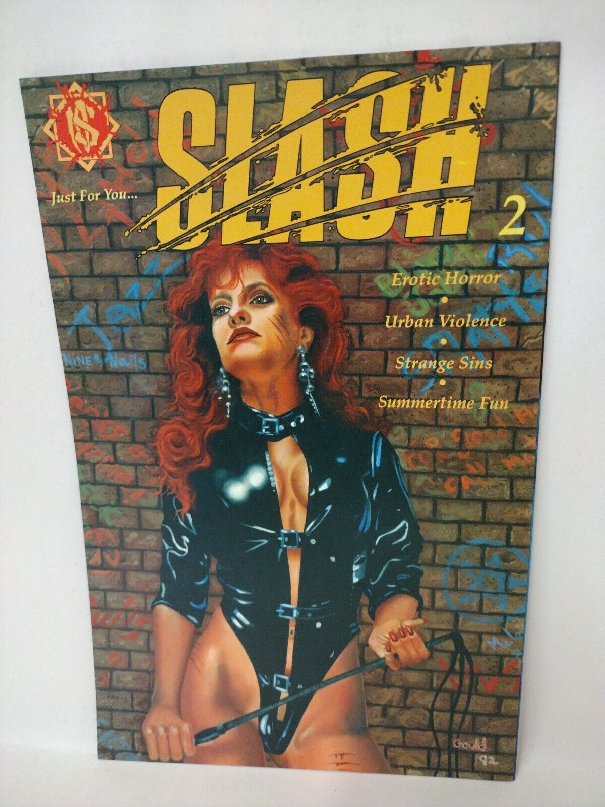 Slash #1 (1991) Arpad Northstar Horror Comic Signed James O'Barr NM