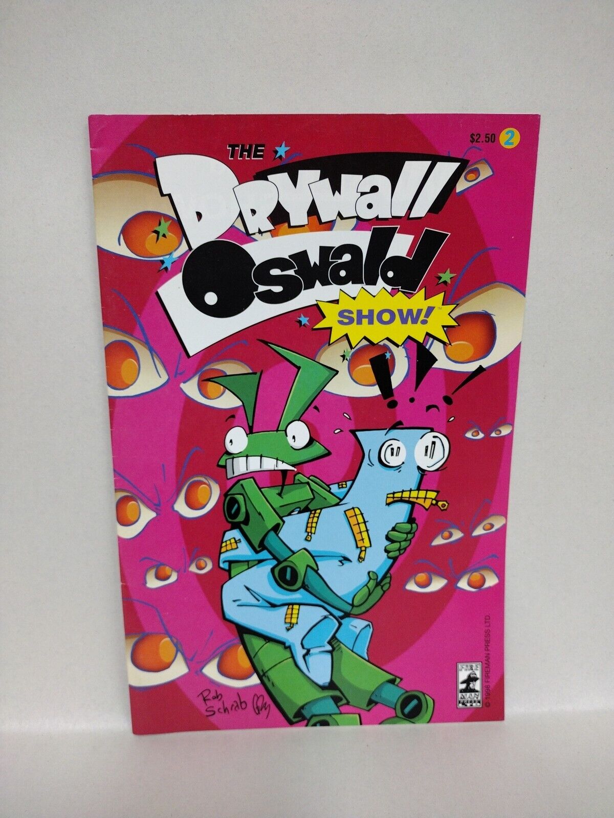 Drywall Oswald Show (1998) Complete Fireman Comic Miniseries 1 2 + Unzipped 1