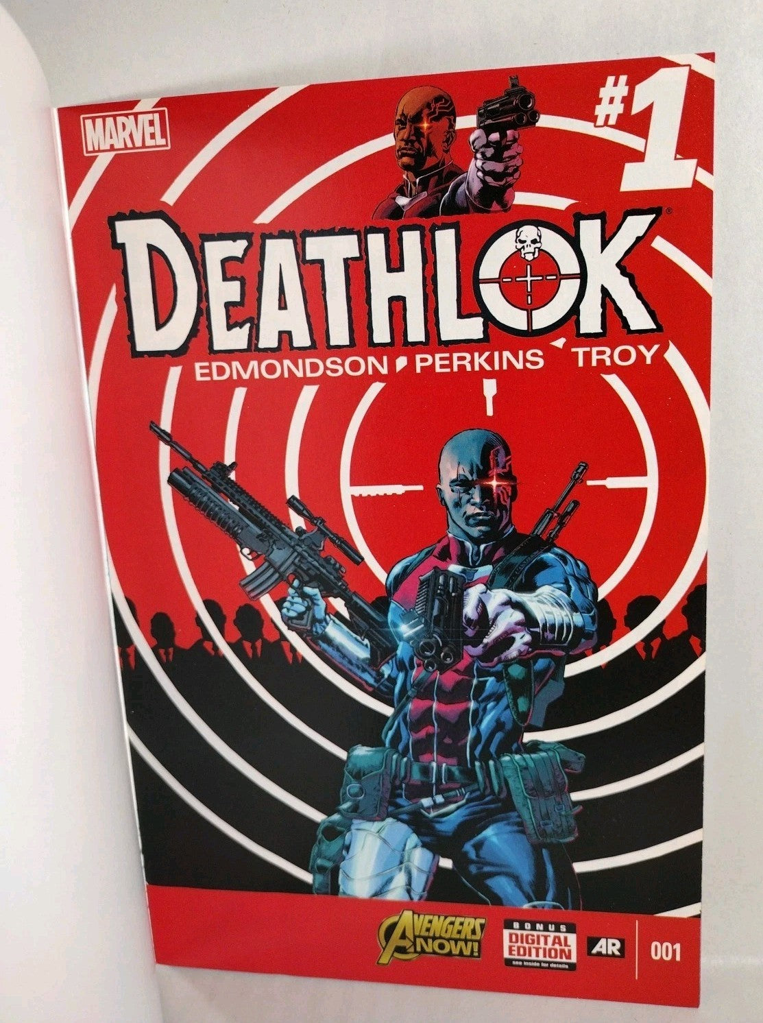 Deathlok #1 (2014) Marvel Sketch Cover Variant Comic W Original Dave Castr Art