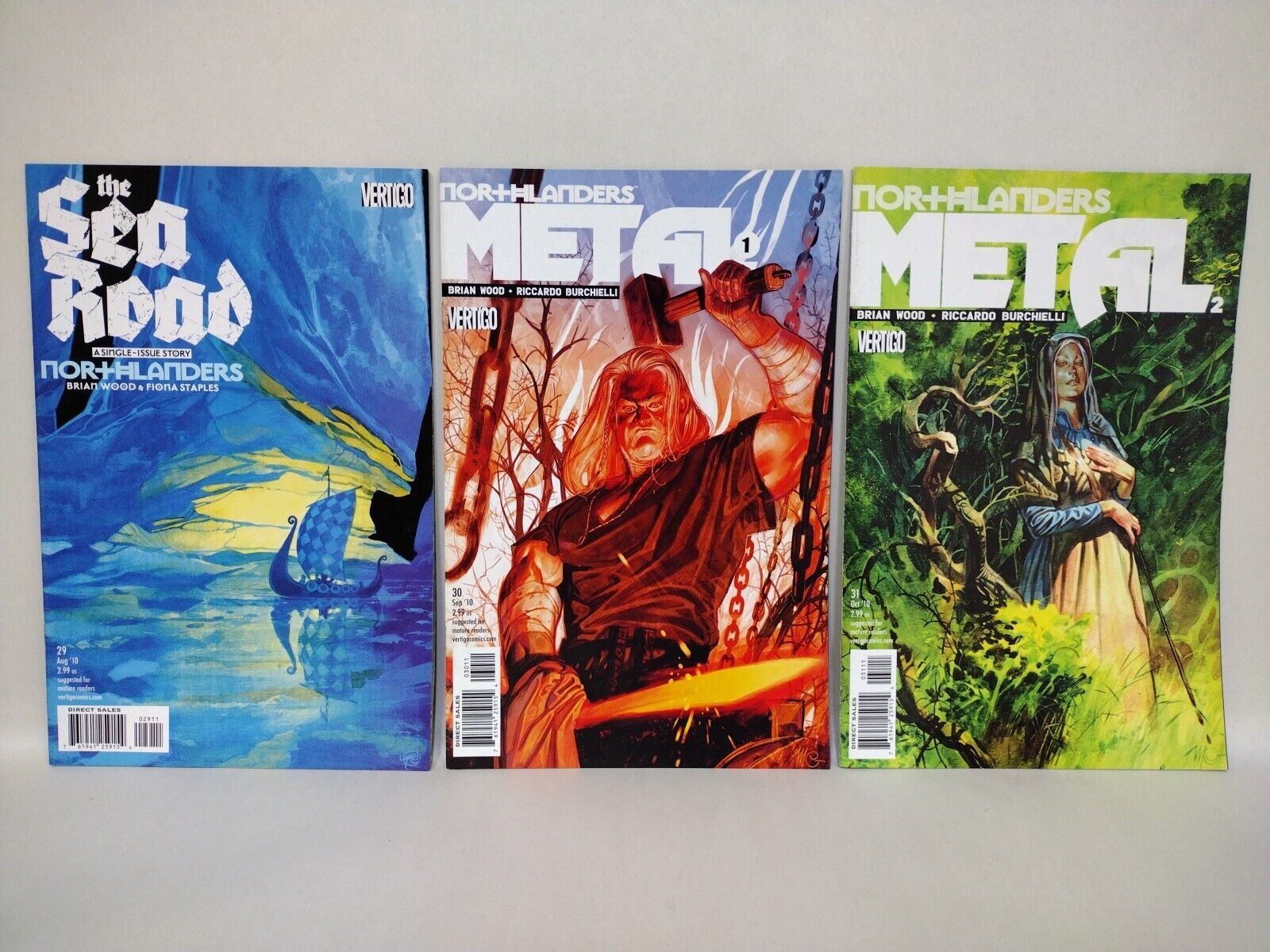 Northlanders (2009) Vertigo Viking Comic Lot Set #17-37 Brian Wood