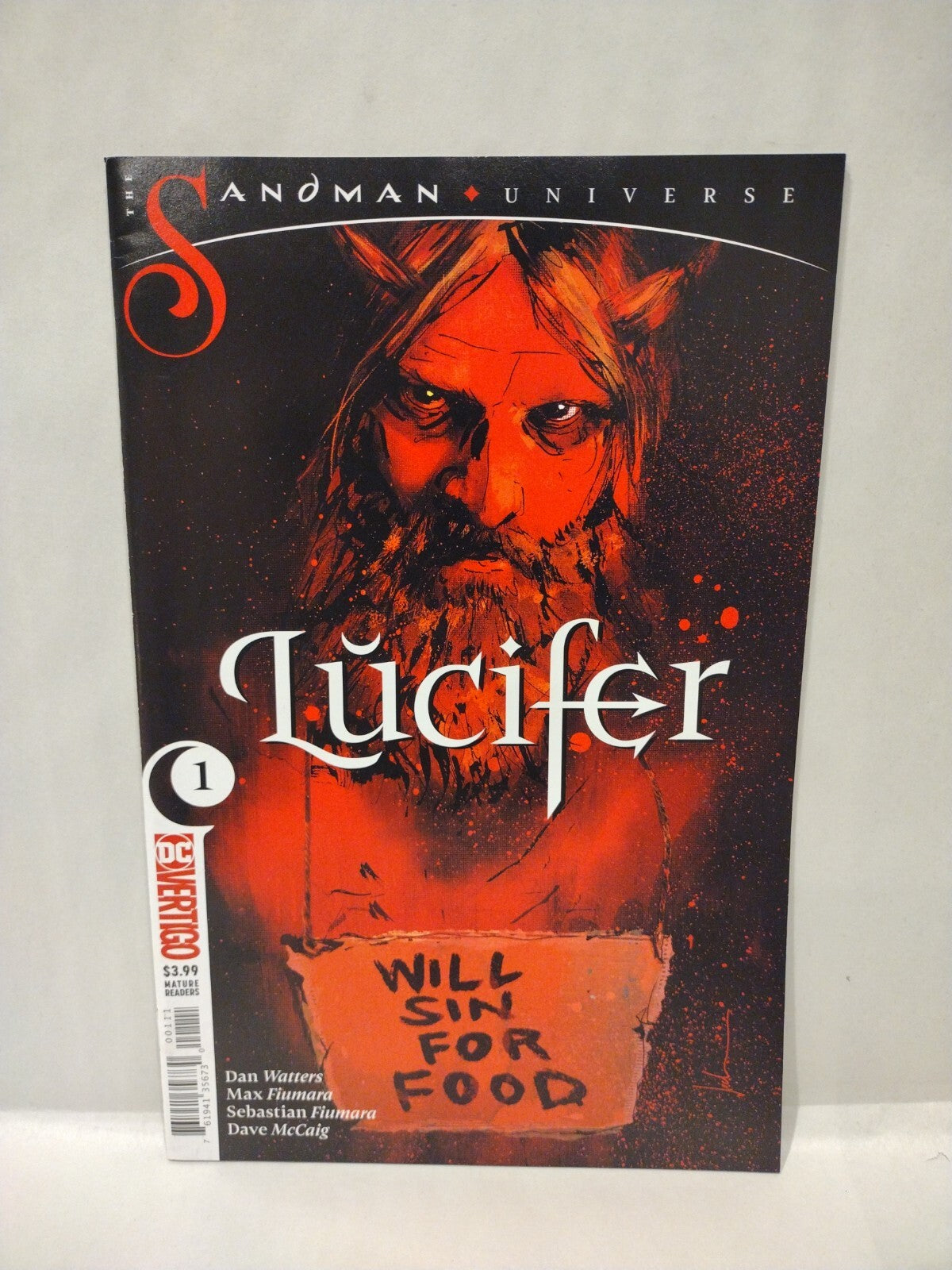 Lucifer #1 (2019) DC Vertigo Comic Sandman Universe Dan Waters VF