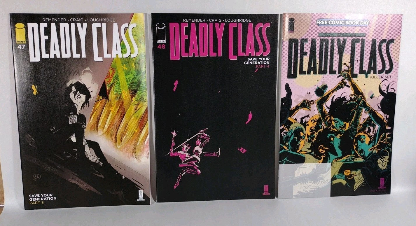 Deadly Class (2015) Image Comic Lot Set #17-48 + FCBD VF-NM