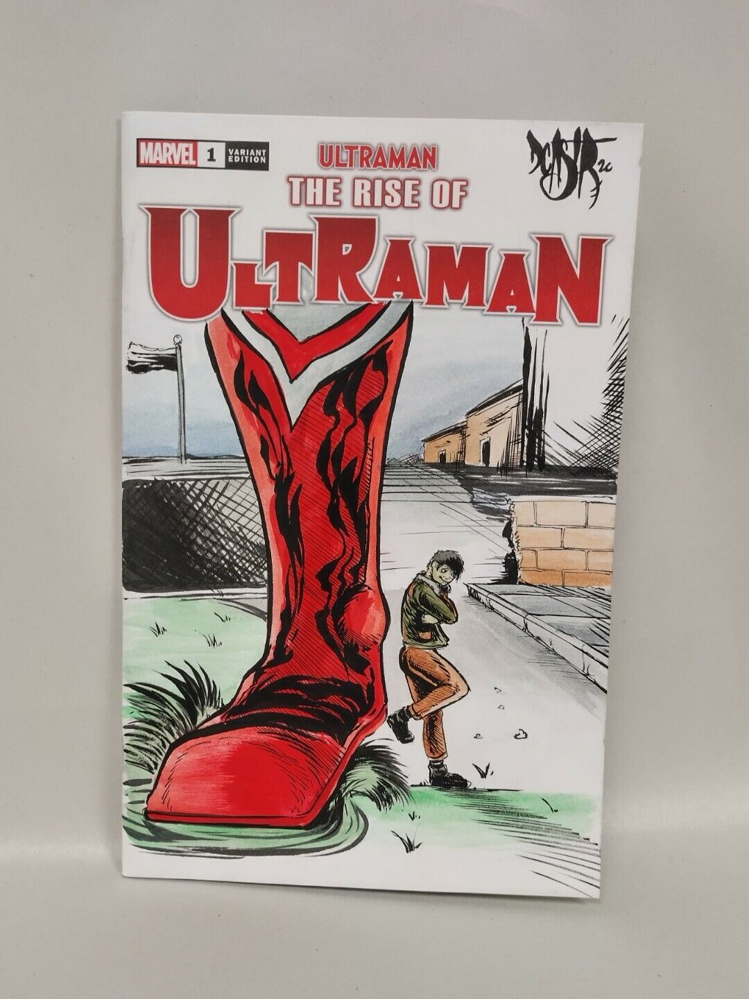 Rise of Ultraman #1 (2020) Blank Cover Variant Comic W Original Art ARG COA #266