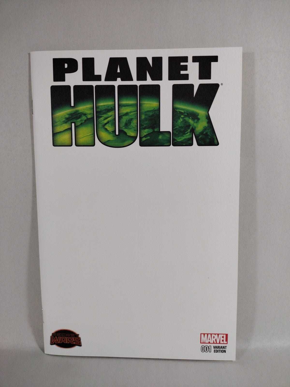 Planet Hulk #1 (2015) Marvel Comic Blank Sketch Variant Cover NM