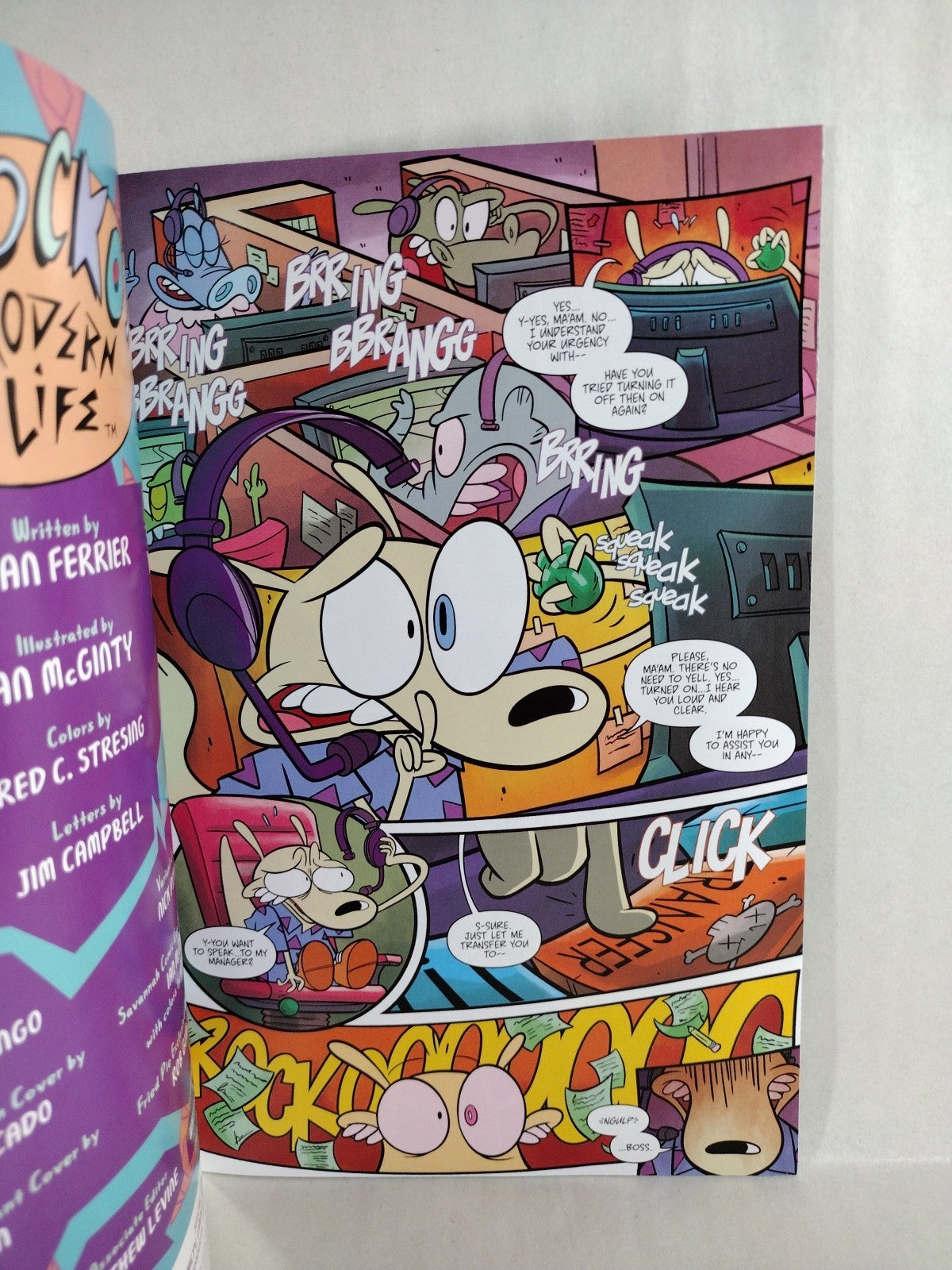 Rocko's Modern Life #1 (2017) Boom Studios Blank Sketch Variant Cover Comic NM