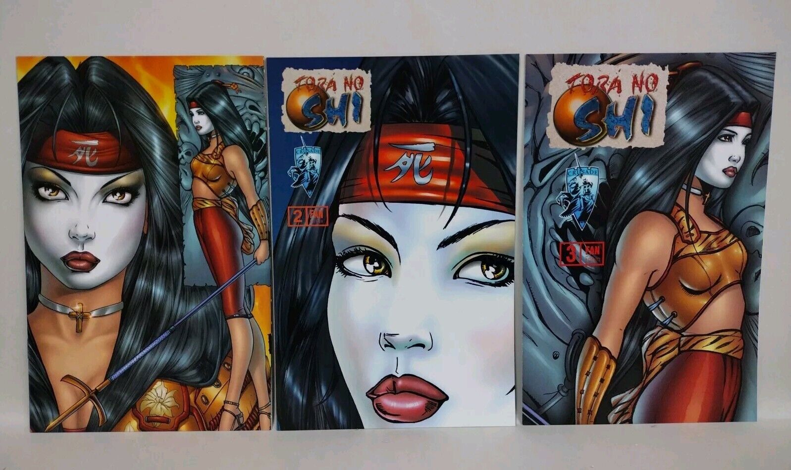 Tora No Shi Fan Edition (1996) Complete Crusade Comic Set #1 2 3 Blood Of Saints