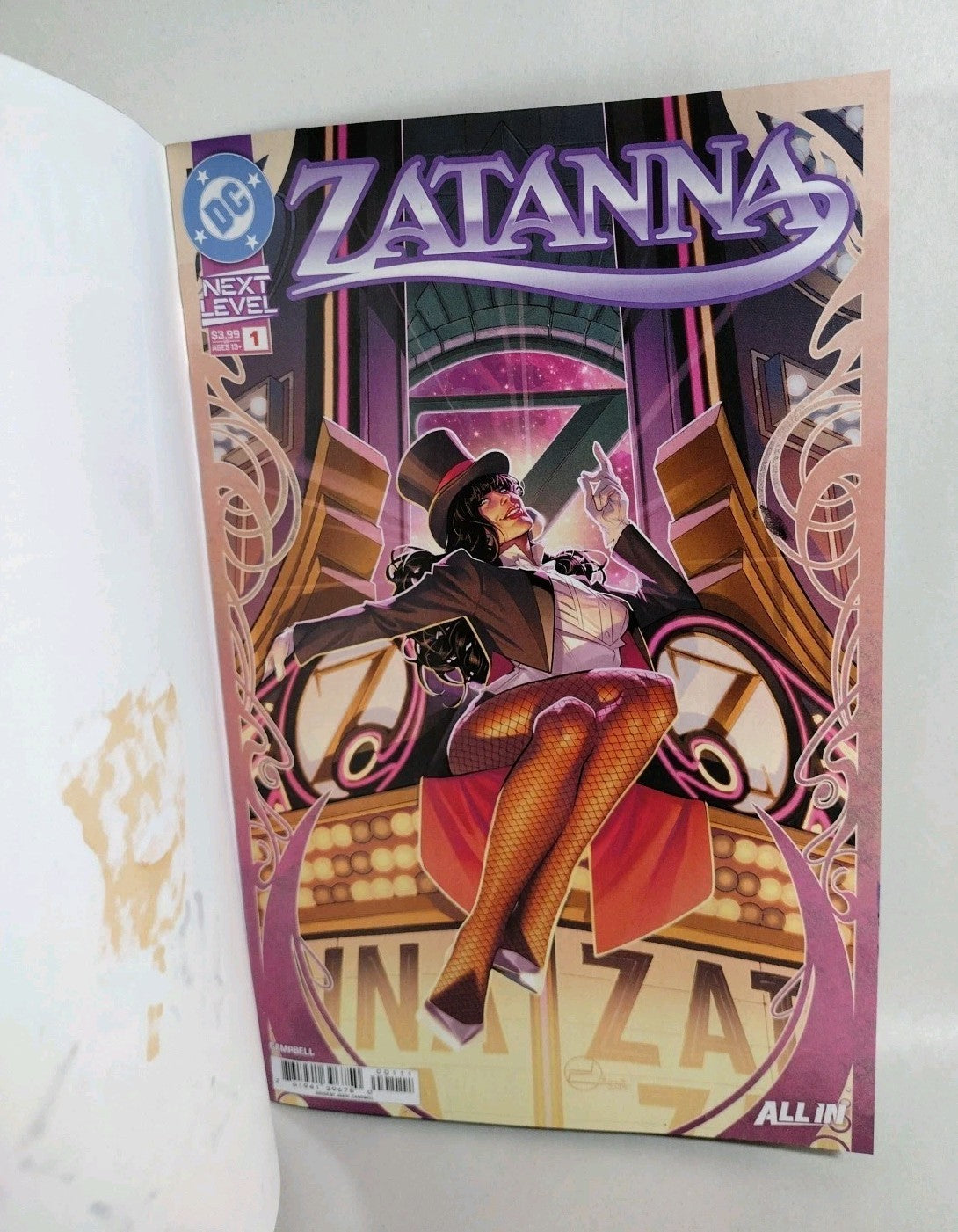 Zatanna #1 (2026) DC Comic Sketch Cover Variant W Original Dave Castr Art