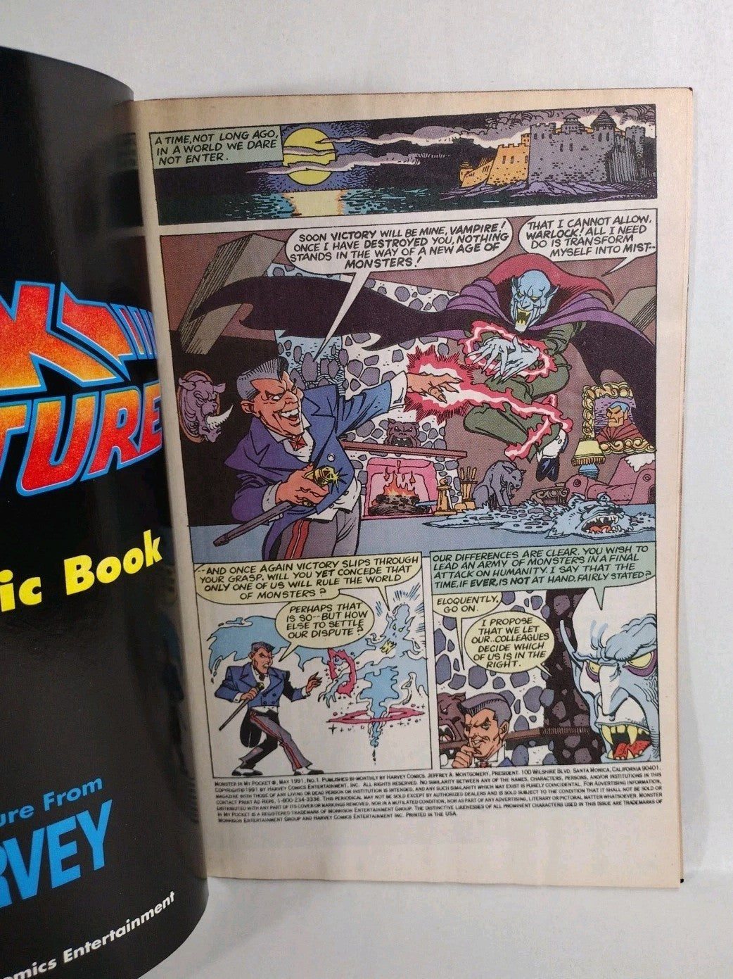 Monster In My Pocket (1991) Complete Harvey Comic Lot #1 2 3 4 VF NM