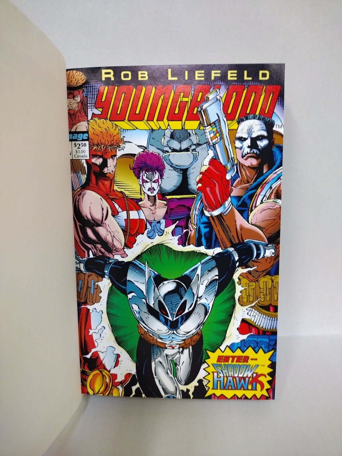 Shadowhawk Omnibus (1992-1995) Custom Bound Comics HC Paul Johnstone ARG #187