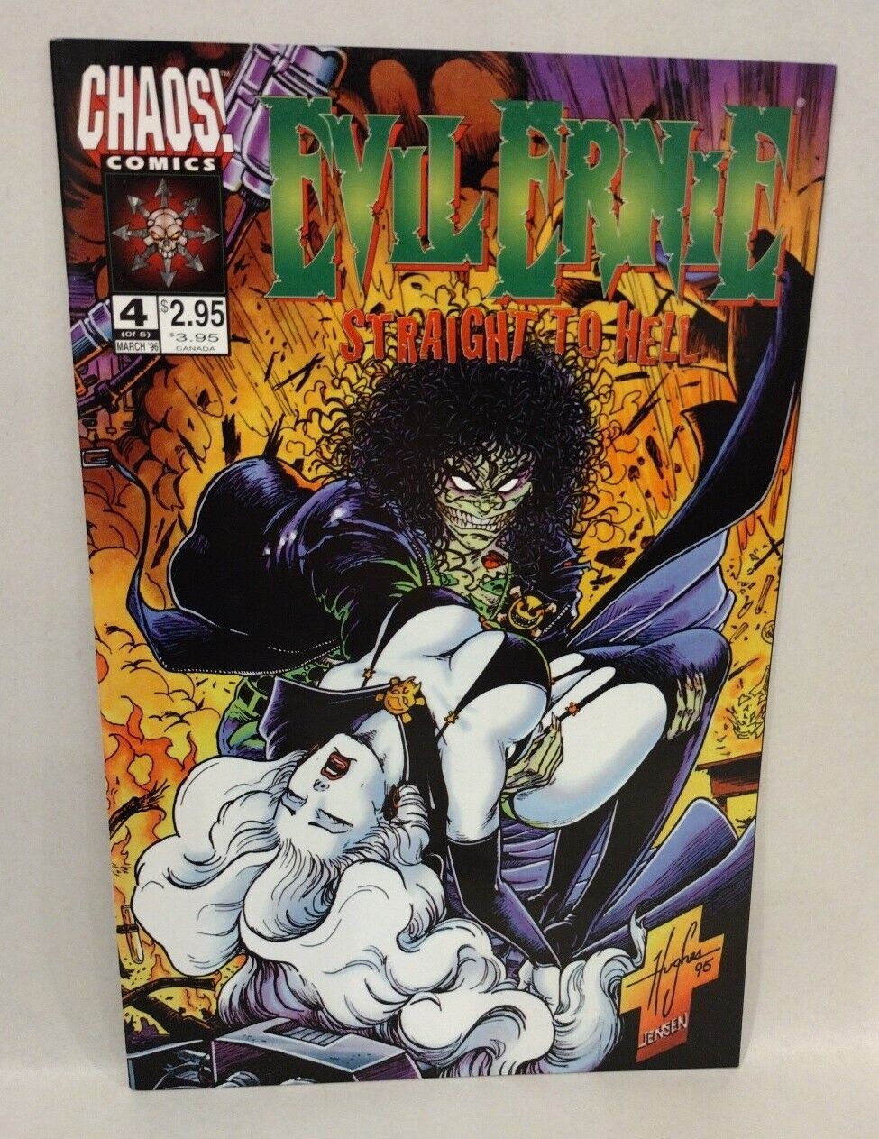 Evil Ernie: Straight To Hell (1995) Chaos Comic Lot Set #1 3 4 Lady Death VF-NM