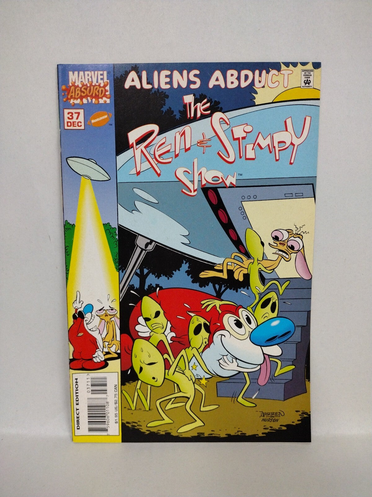 Ren And Stumpy Show Marvel Comic Lot Set #21 22 26 37 Special Four Swerks VF