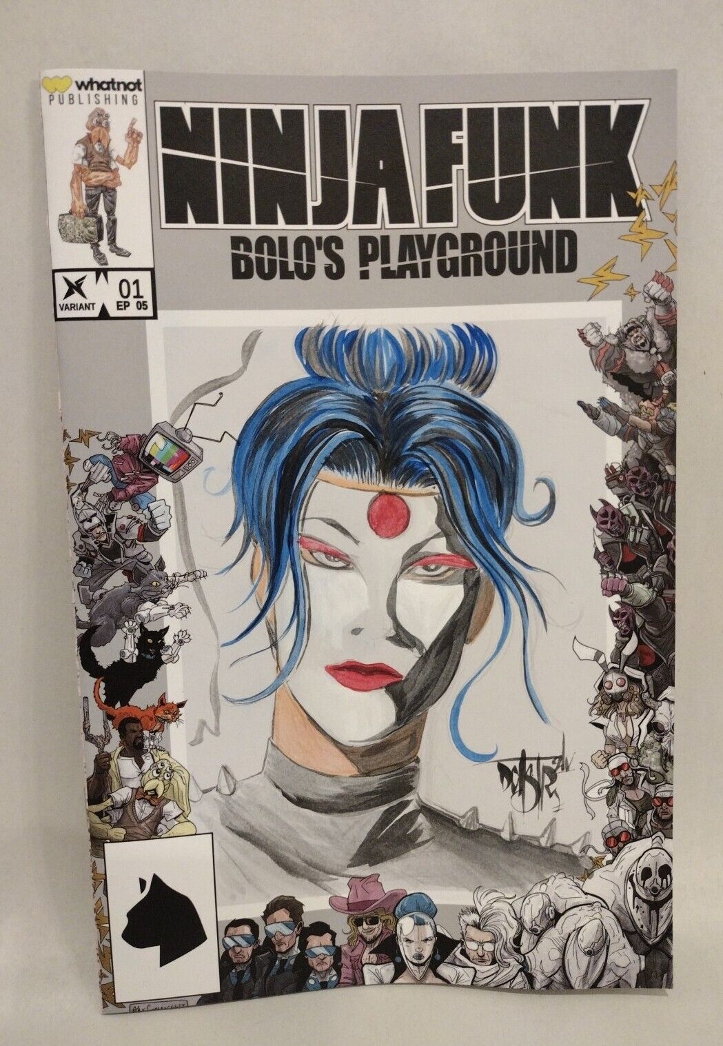 Ninja Funk Bolo's Playground #1 Whatnot Massive Sketch Variant W Original Art