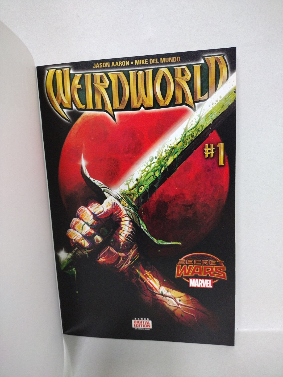Weird World #1 (2015) Marvel Comic Secret Wars Blank Sketch Variant Cover NM
