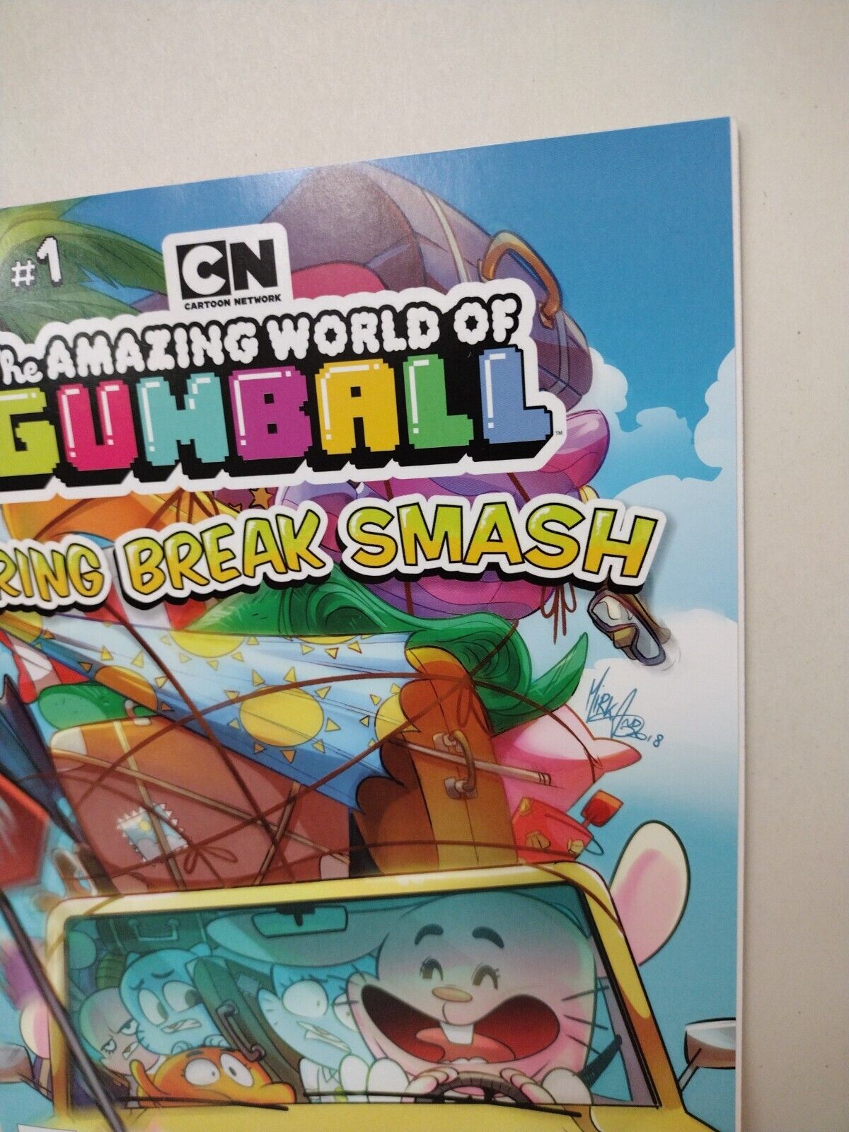 Amazing World of Gumball Spring Break Smash #1 (2019) Comic Mirka Andolfo Cover