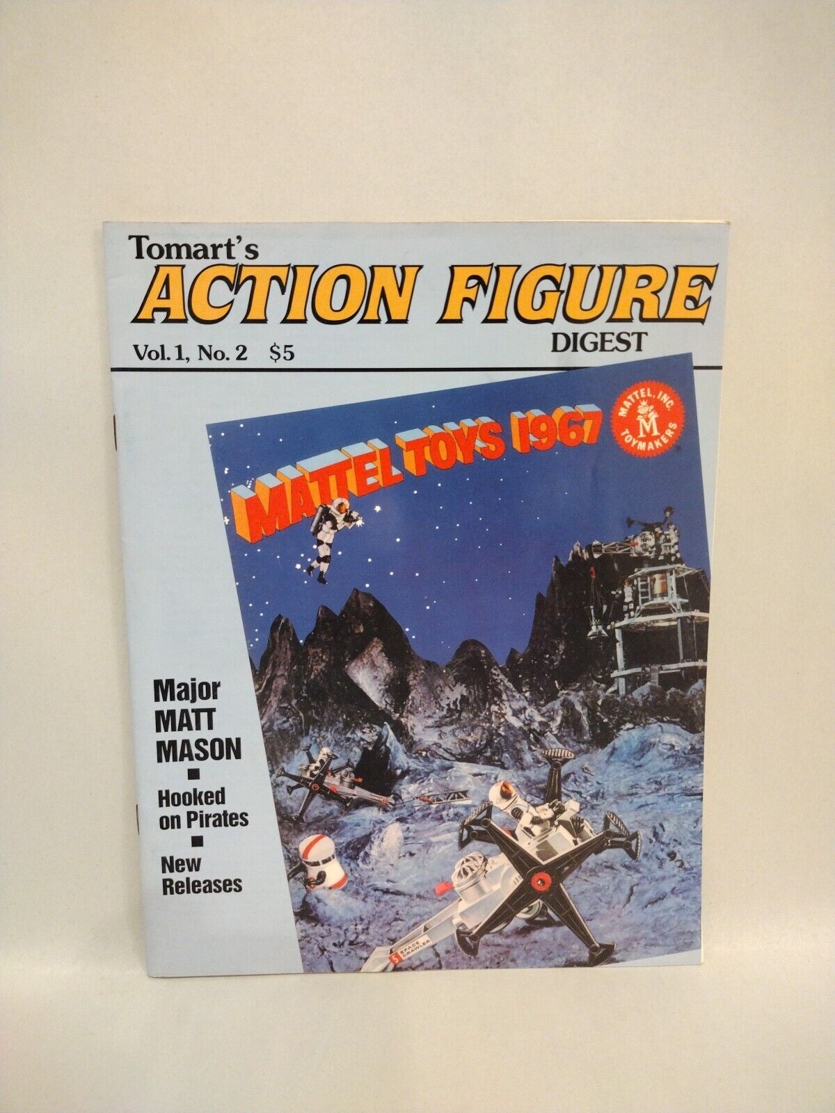 Tomart's Action Figure Digest Magazine (1991) Vol 1 #2 TMNT Matt Mason VF-NM 