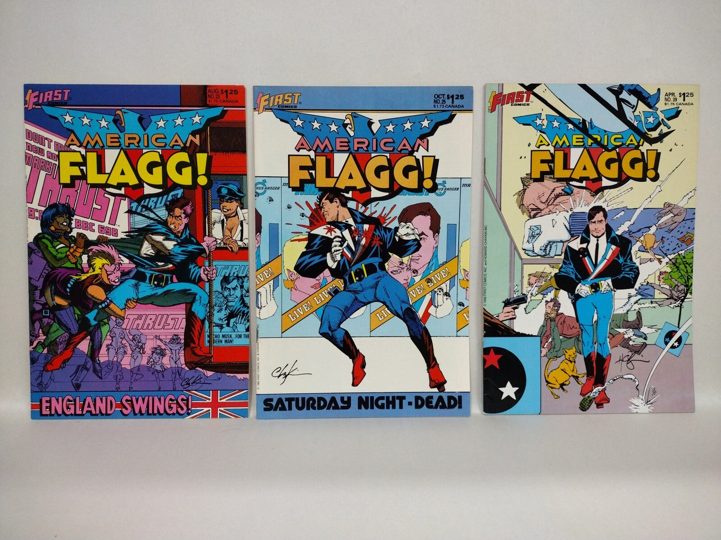 American Flagg (1983) First Comic Lot Set 1-6 8 9 11 14 15 19 23 25 39 41 46 48+