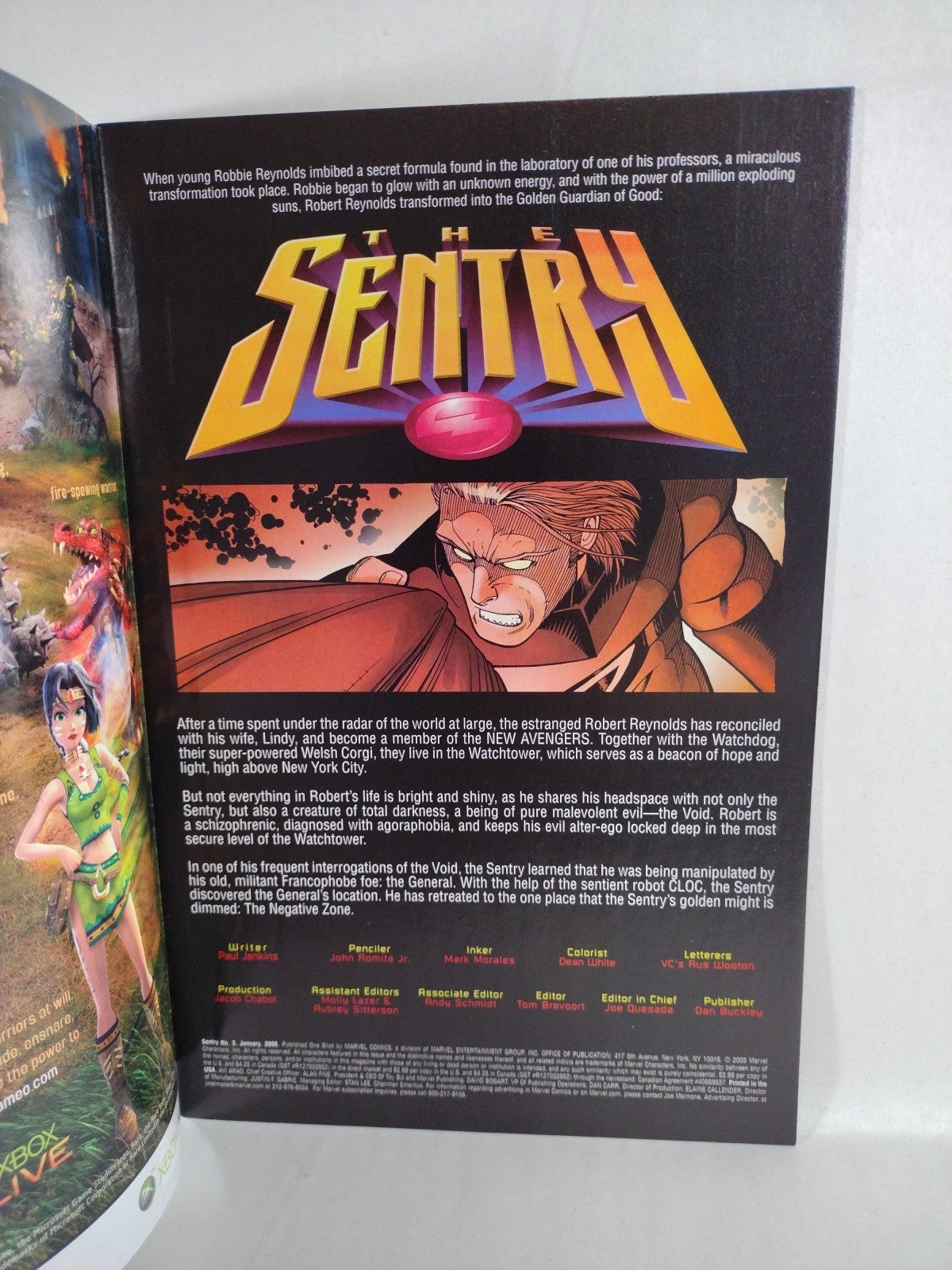 The Sentry (2005) Marvel Comic Set #1 2 3 4 5 6 Paul Jenkins John Romita VF-NM