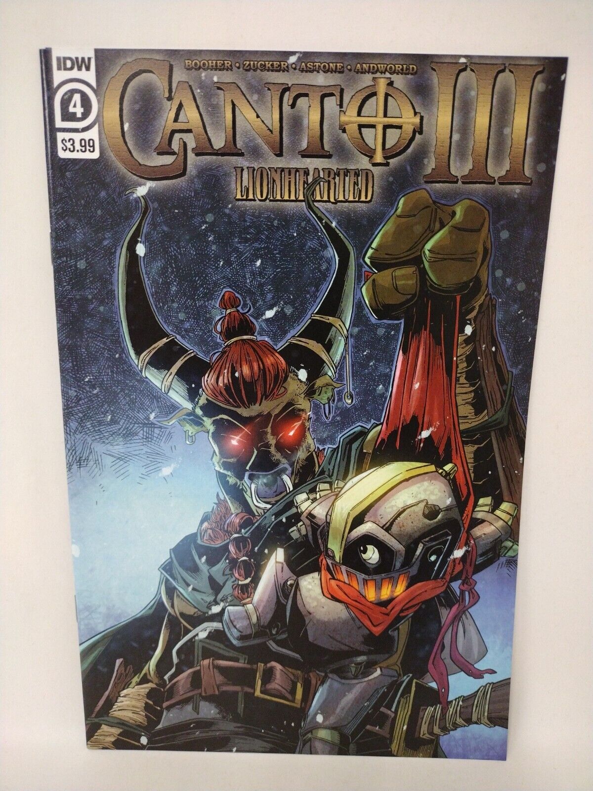 Canto III Lionhearted (2021) IDW Comic Lot Set #4 5 6 Last Issues Booher Zucker