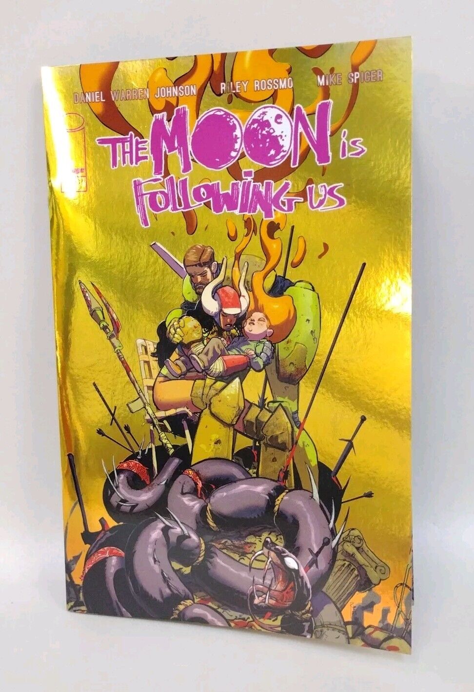 The Moon Is Following Us 1 (2024) Image Comic CVR E 1:100 Rossmo Foil Variant NM