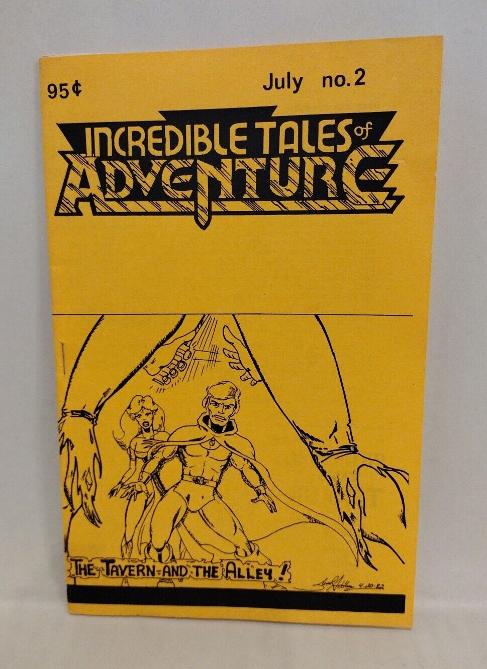 Incredible Tales Of Adventure #2 (1982) Quasar Graphics Storybook Zine 24/100