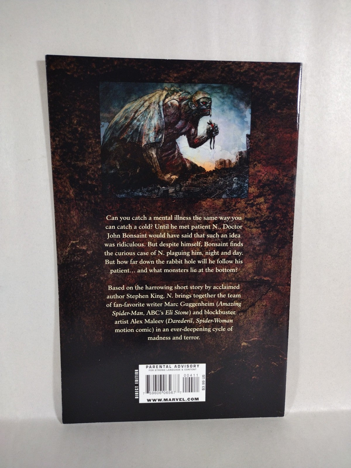 Stephen King's N. (2010) Marvel Comic Lot #1 2 4 Guggenheim Maleev VF-NM