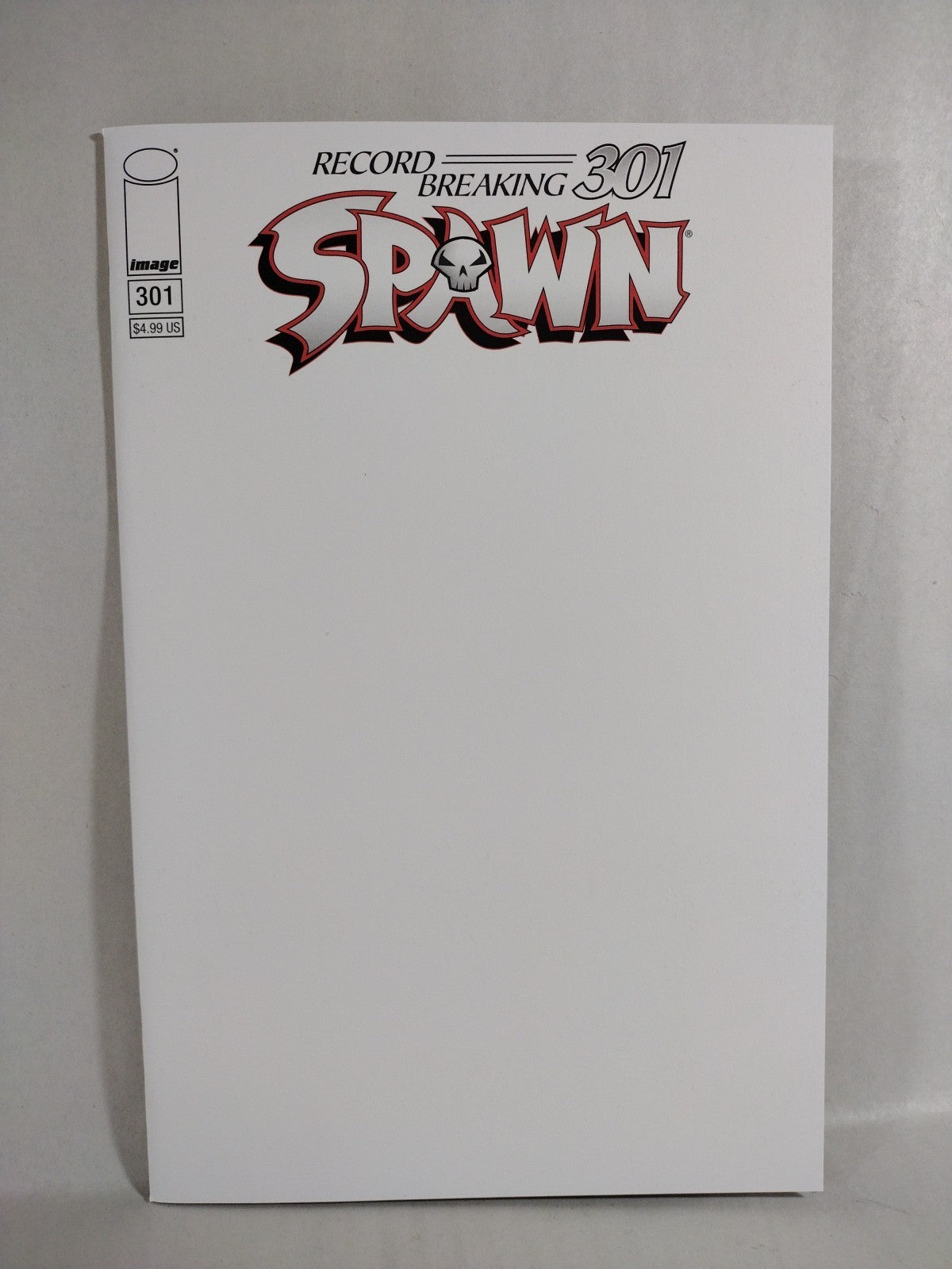 Spawn #301 (2019) Image Comic Blank Sketch Cover Variant New NM