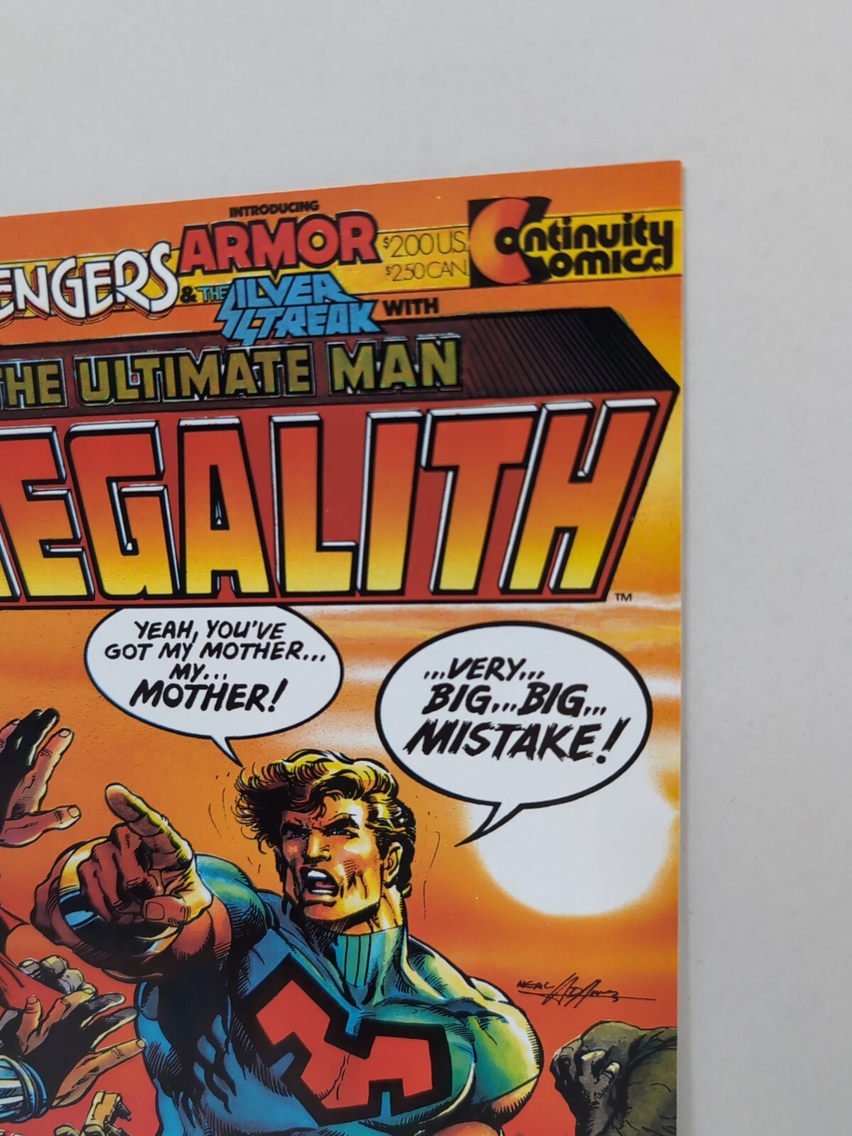 Revengers #1 & 2 (1986) Continuity Comics Neal Adams Newstand Variants Key Issue